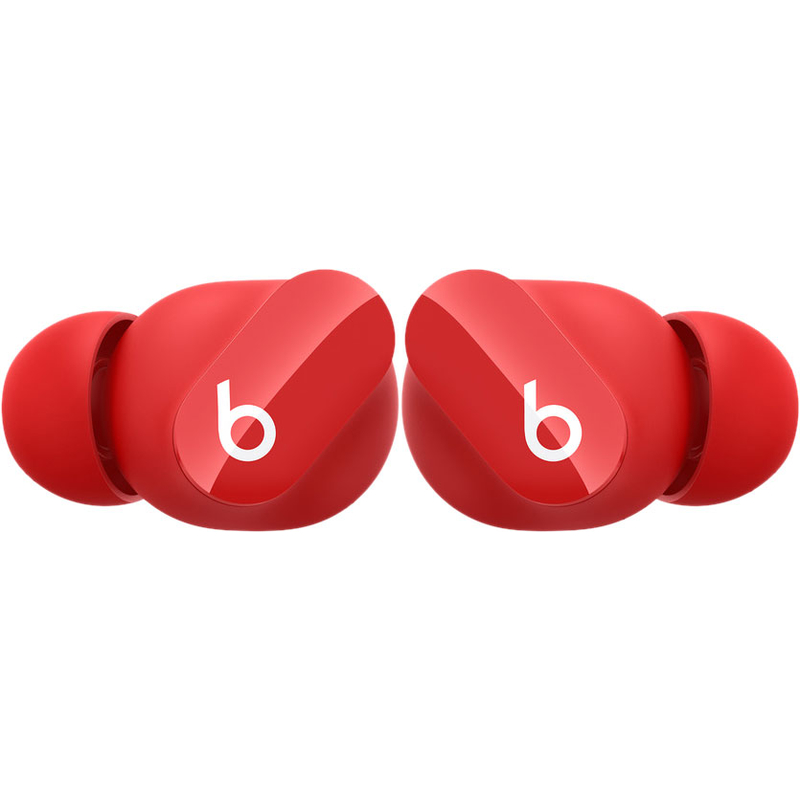 Беспроводные наушники Beats Studio Buds True с системой шумоподавления красного цвета